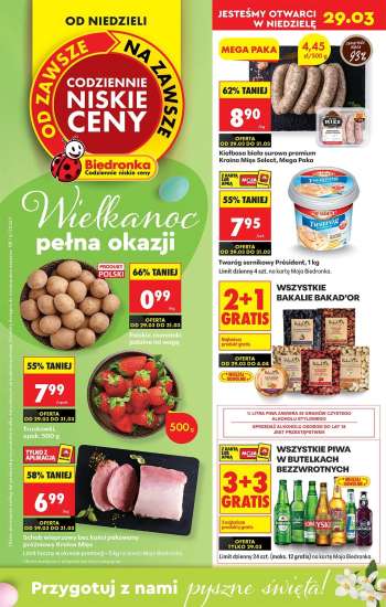 Gazetka Biedronka - 29.03.2026 - 4.04.2026.