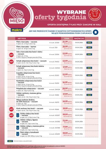Gazetka Makro - 29.03.2026 - 4.04.2026.