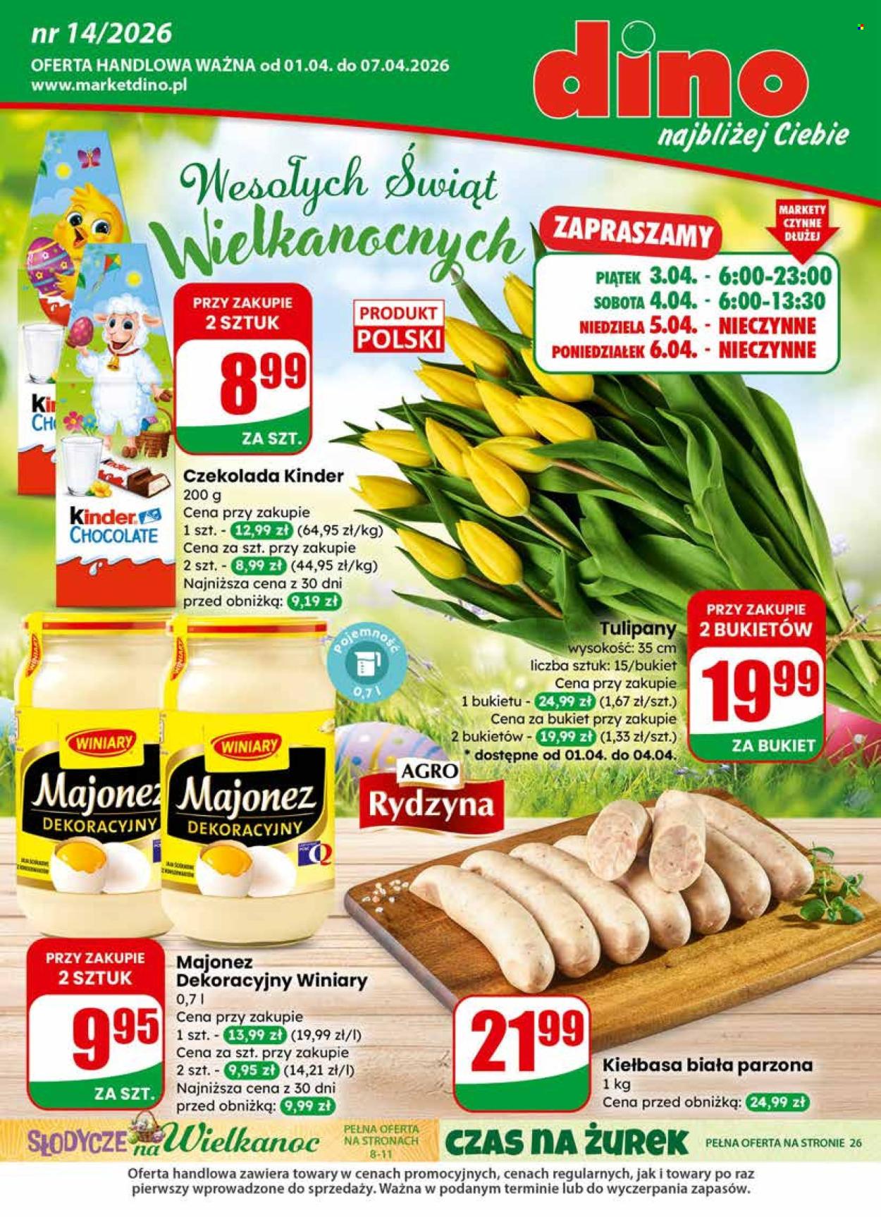 Gazetka Dino - 1.04.2026 - 7.04.2026. Strona 1