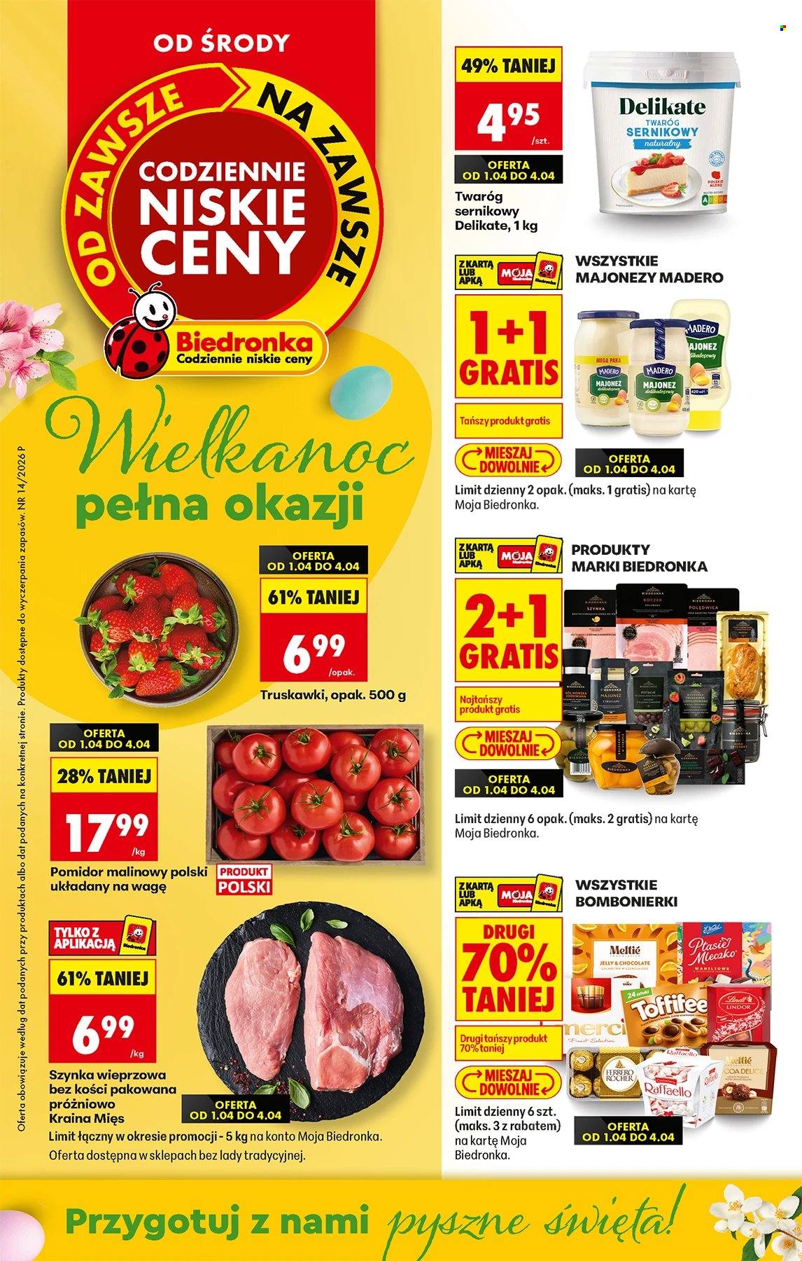Gazetka Biedronka - 1.04.2026 - 8.04.2026. Strona 1