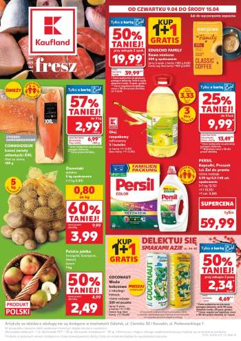 Gazetka Kaufland - 9.04.2026 - 15.04.2026.