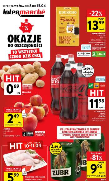 Gazetka Intermarché - 8.04.2026 - 15.04.2026.