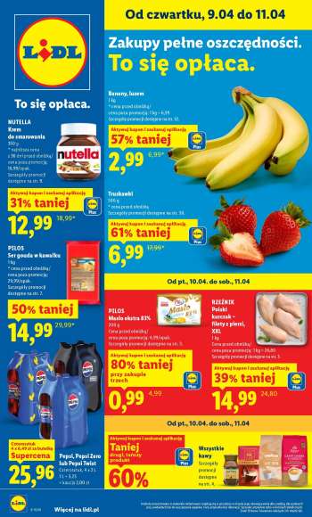 Gazetka Lidl - 9.04.2026 - 11.04.2026.