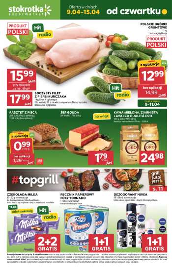 Gazetka Stokrotka Supermarket - 9.04.2026 - 15.04.2026.