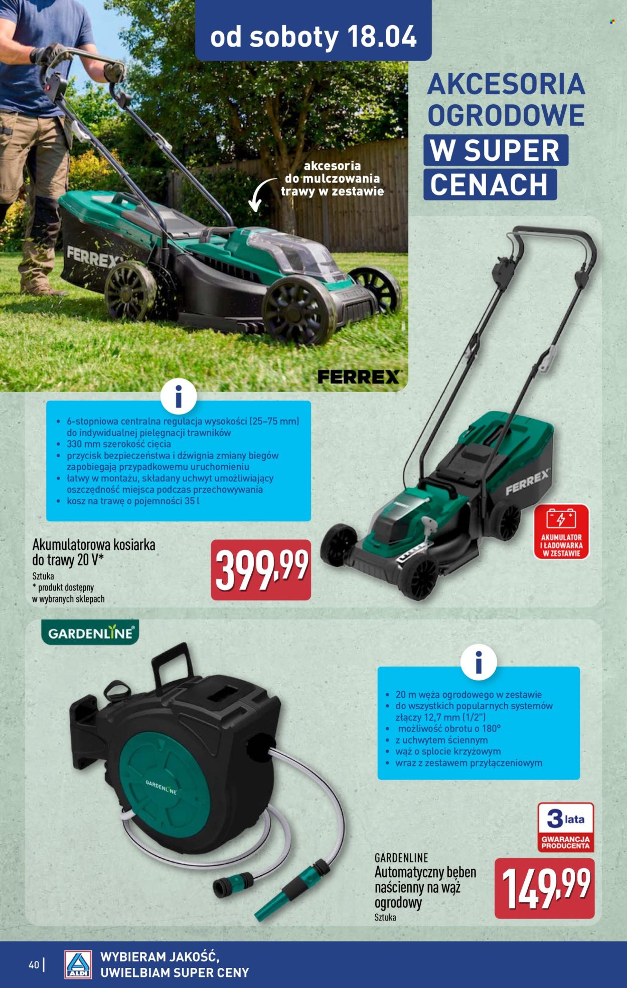 Gazetka ALDI - 13.04.2026 - 18.04.2026. Strona 40