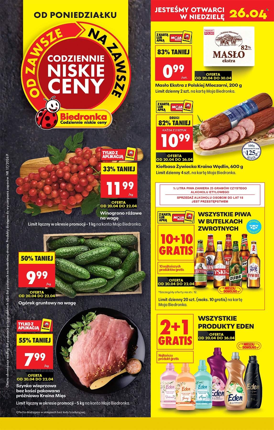 Gazetka Biedronka - 20.04.2026 - 25.04.2026. Strona 1