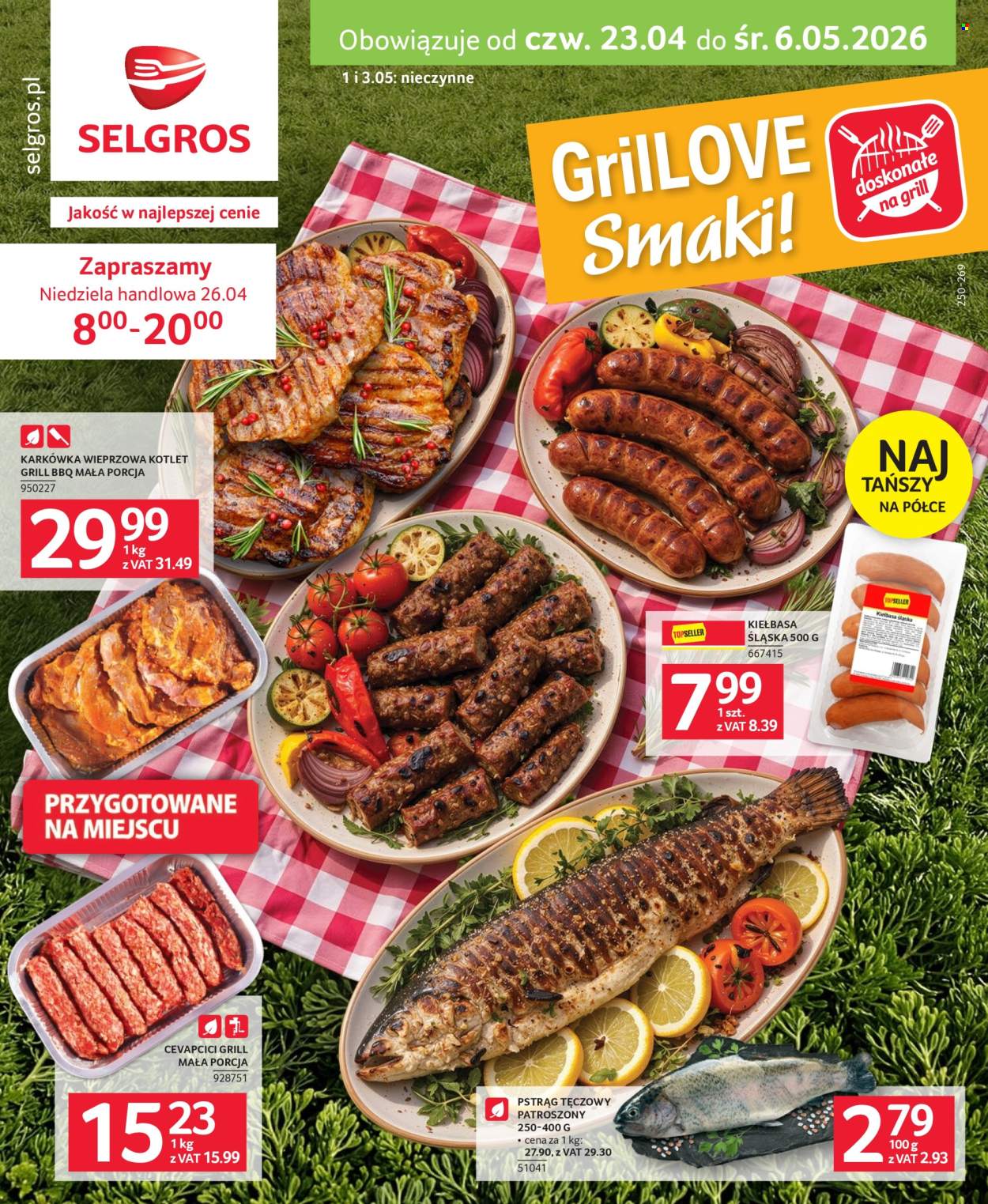 Gazetka Selgros - 23.04.2026 - 6.05.2026. Strona 1