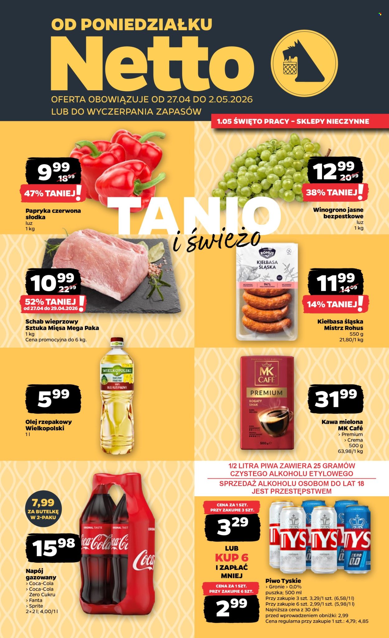 Gazetka Netto - 27.04.2026 - 2.05.2026. Strona 1