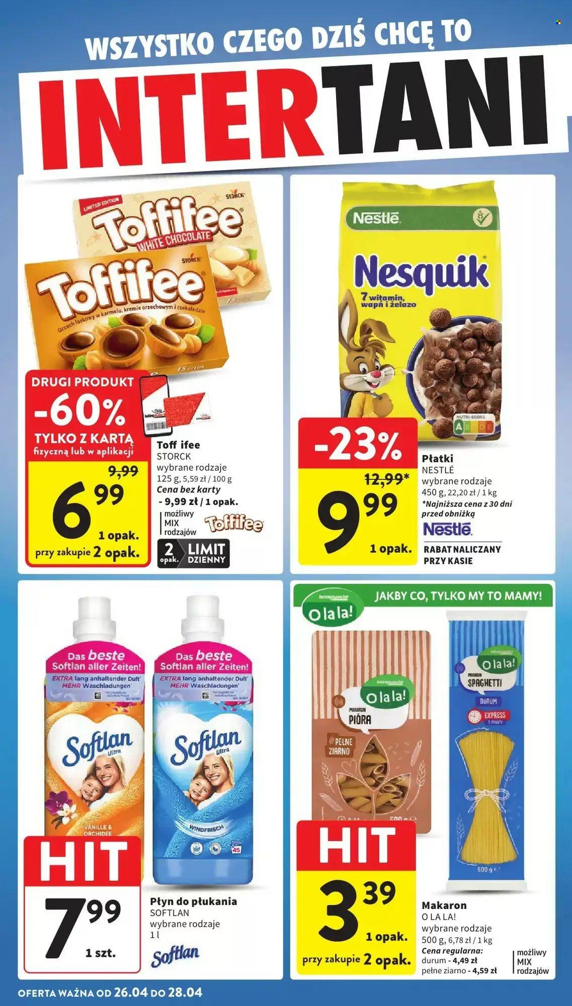 Gazetka Intermarché - 26.04.2026 - 28.04.2026. Strona 1