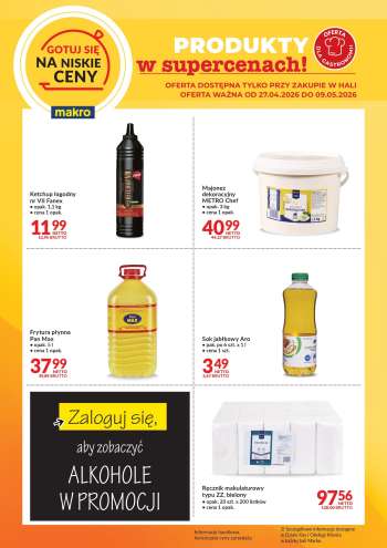 Gazetka Makro - 27.04.2026 - 9.05.2026.