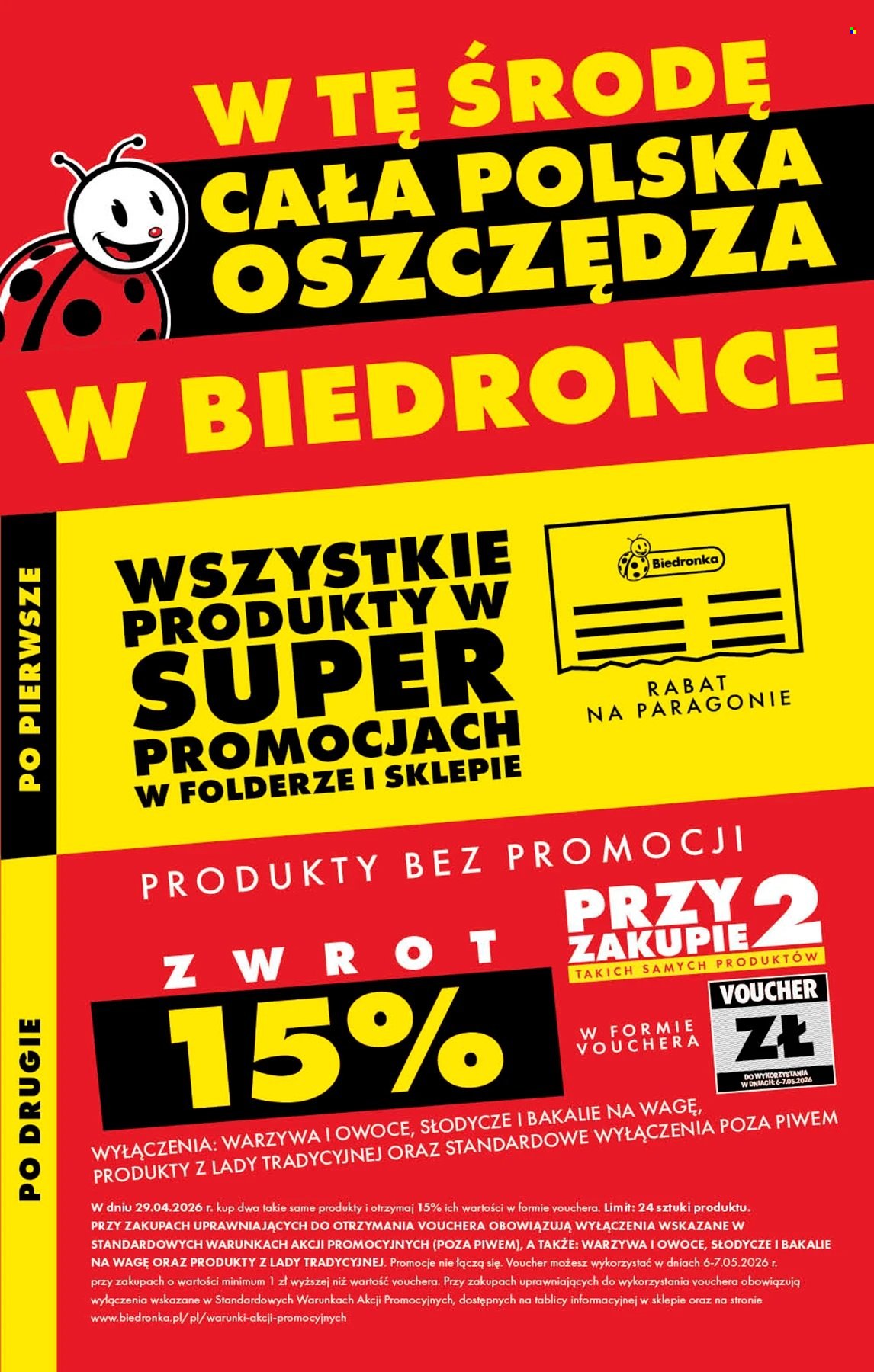 Gazetka Biedronka - 29.04.2026 - 29.04.2026. Strona 1