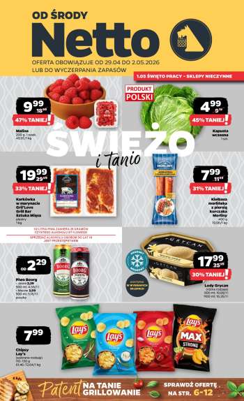 Gazetka Netto - 29.04.2026 - 2.05.2026.