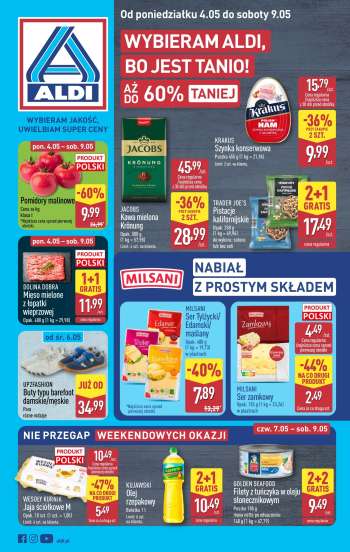 Gazetka ALDI - 4.05.2026 - 9.05.2026.