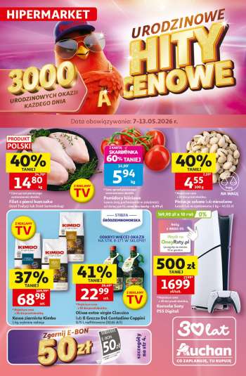 Gazetka Auchan - 7.05.2026 - 13.05.2026.