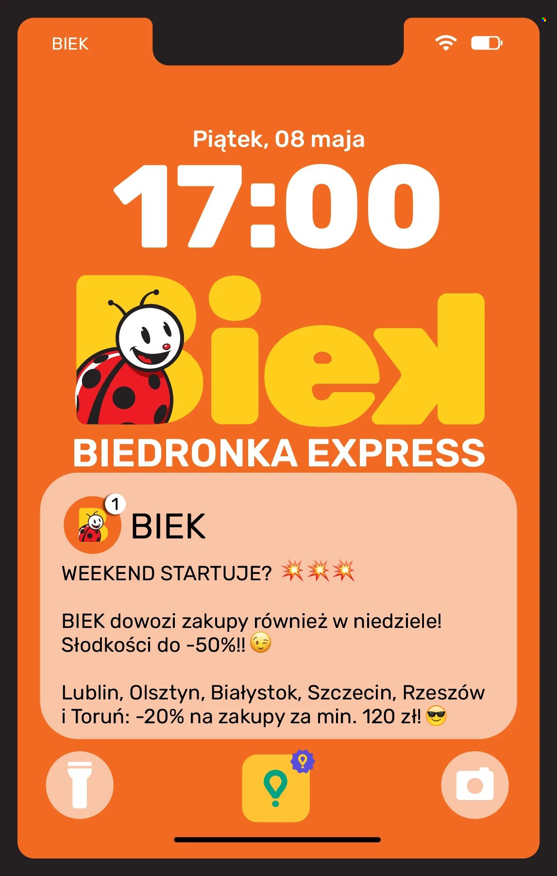 Gazetka Biedronka - 8.05.2026 - 10.05.2026. Strona 1