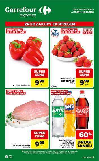 Gazetka Carrefour Express - 12.05.2026 - 18.05.2026.
