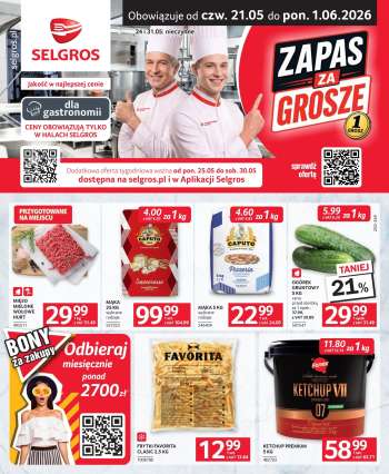 Gazetka Selgros - 21.05.2026 - 1.06.2026.