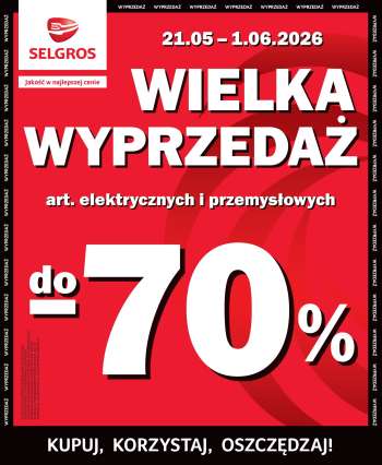 Gazetka Selgros - 21.05.2026 - 1.06.2026.