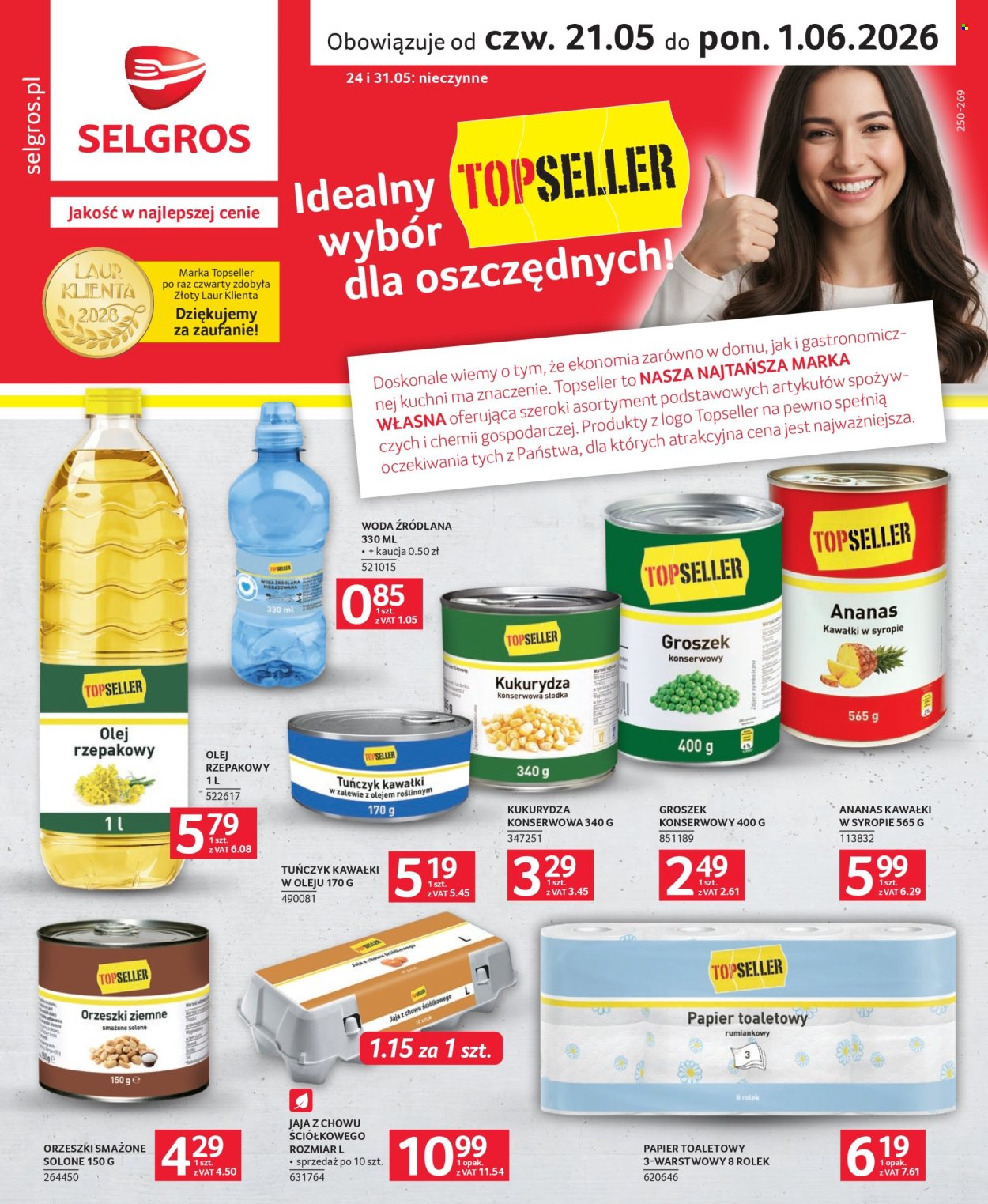 Gazetka Selgros - 21.05.2026 - 1.06.2026. Strona 1