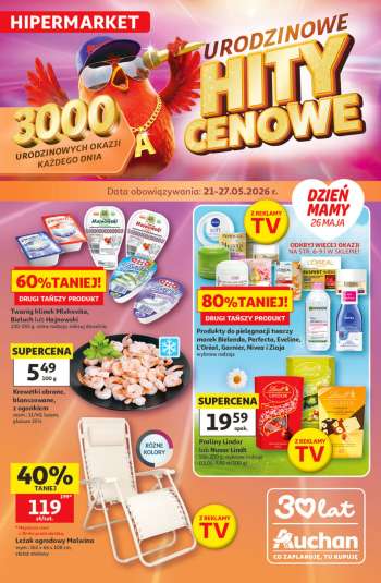 Gazetka Auchan - 21.05.2026 - 27.05.2026.
