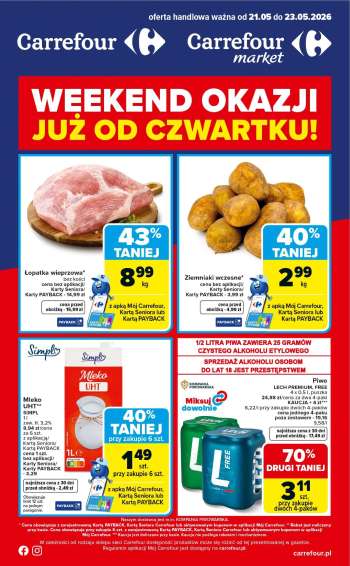 Gazetka Carrefour - 21.05.2026 - 23.05.2026.