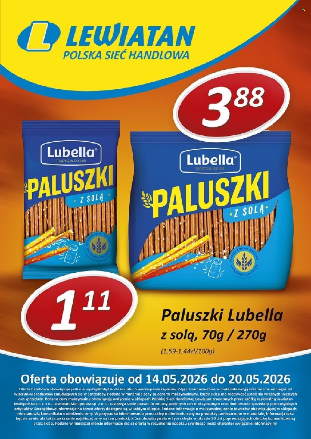 Leták Lewiatan - 14.5.2026 - 20.5.2026. Strana 2