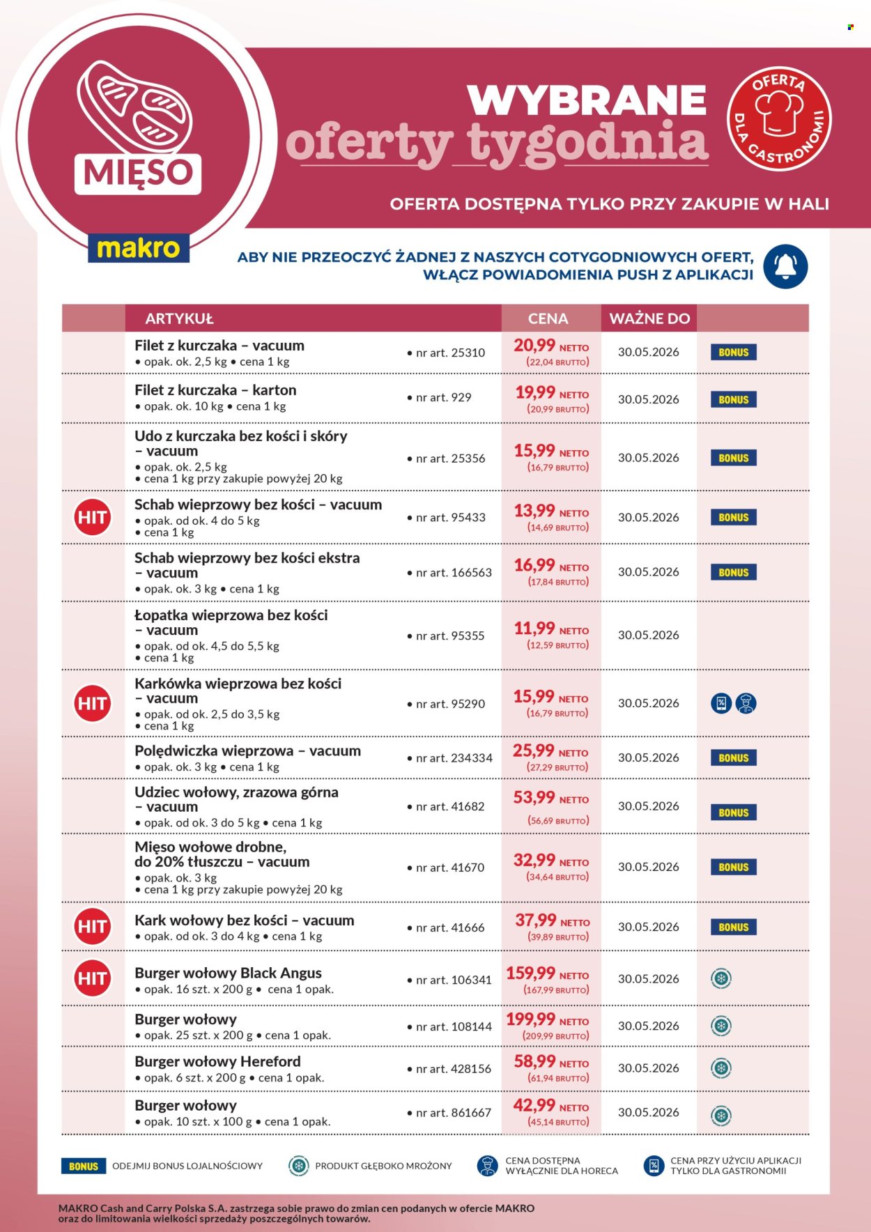 Gazetka Makro - 25.05.2026 - 30.05.2026. Strona 1