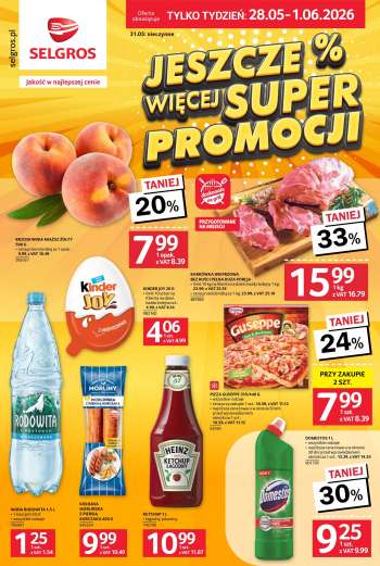 Gazetka Selgros - 28.05.2026 - 1.06.2026.