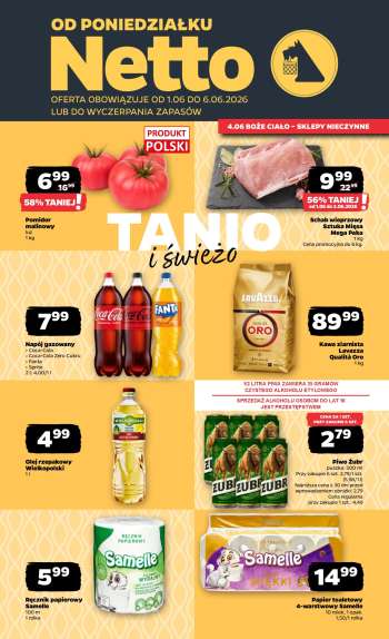 Gazetka Netto - 1.06.2026 - 6.06.2026.