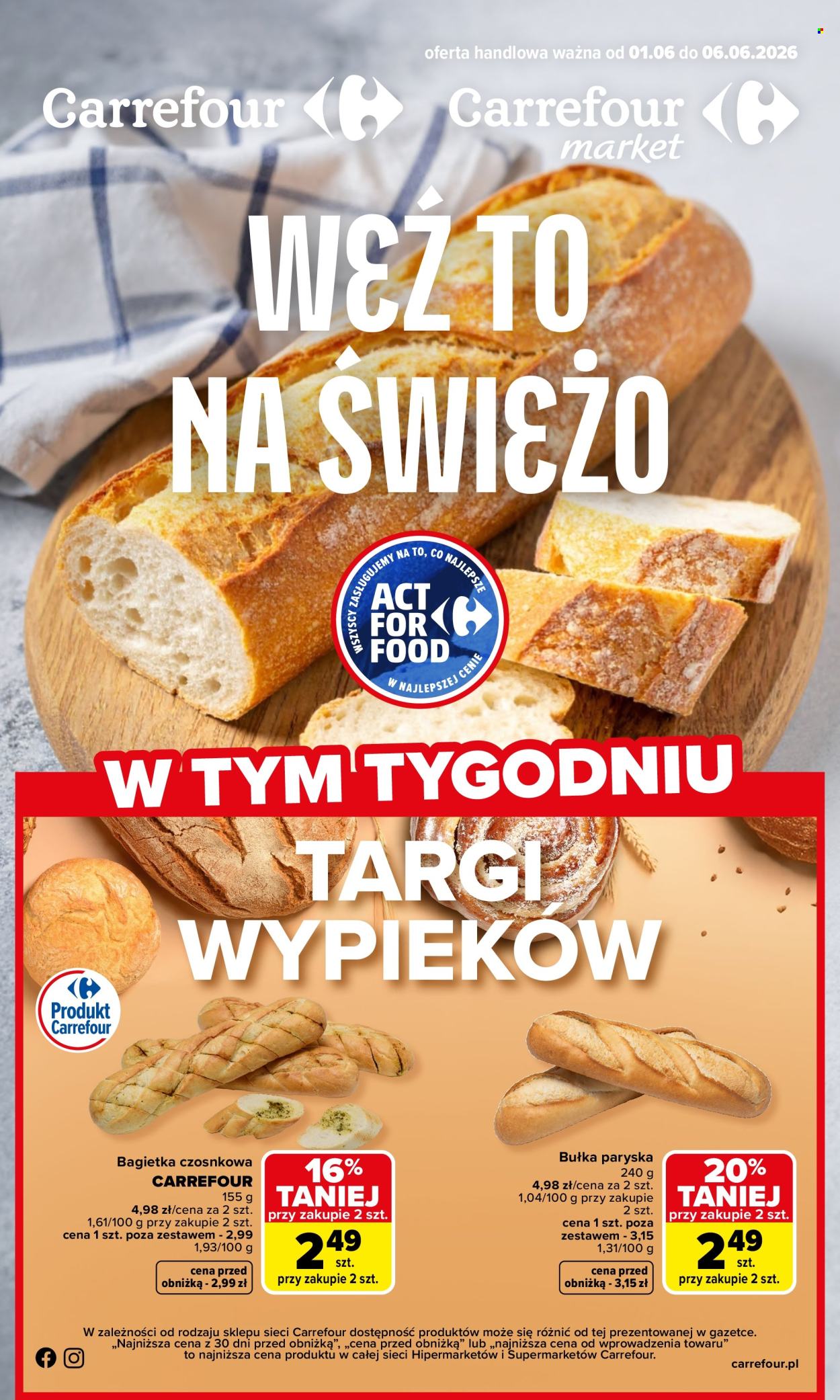 Gazetka Carrefour - 1.06.2026 - 6.06.2026. Strona 1
