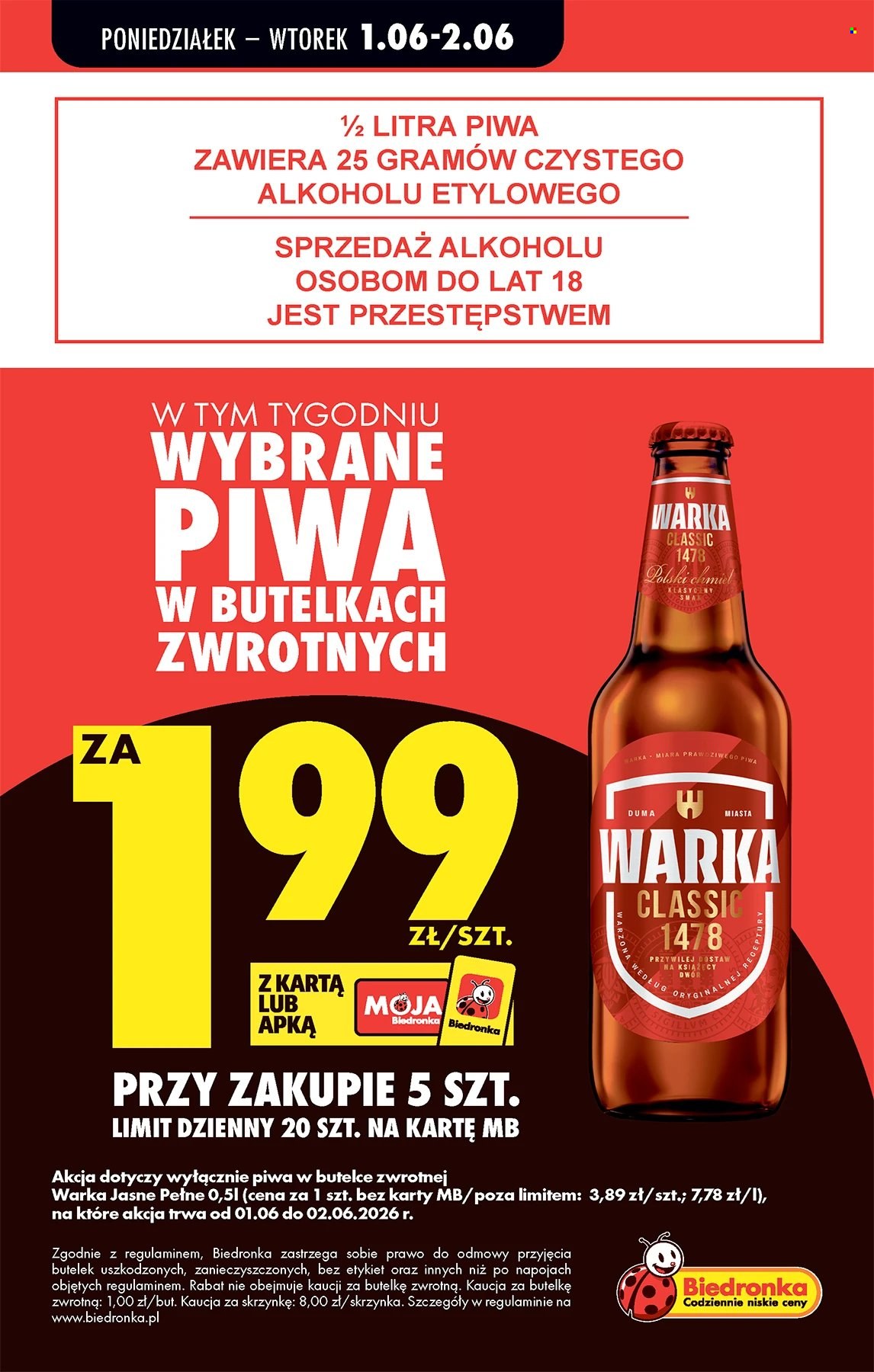 Leták Biedronka - 1.6.2026 - 6.6.2026. Strana 71