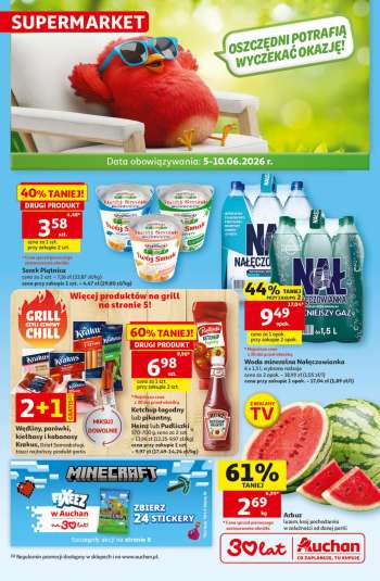 Gazetka Auchan - 5.06.2026 - 10.06.2026.