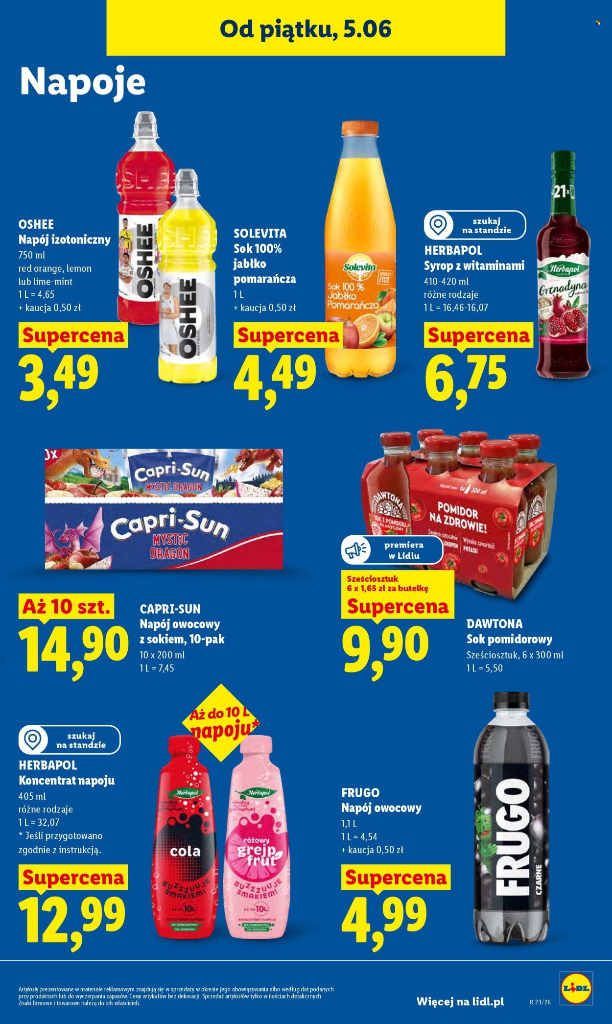 Leták Lidl - 5.6.2026 - 6.6.2026. Strana 67