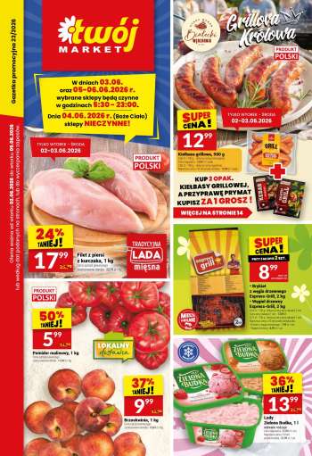 Gazetka Twój Market - 2.06.2026 - 9.06.2026.