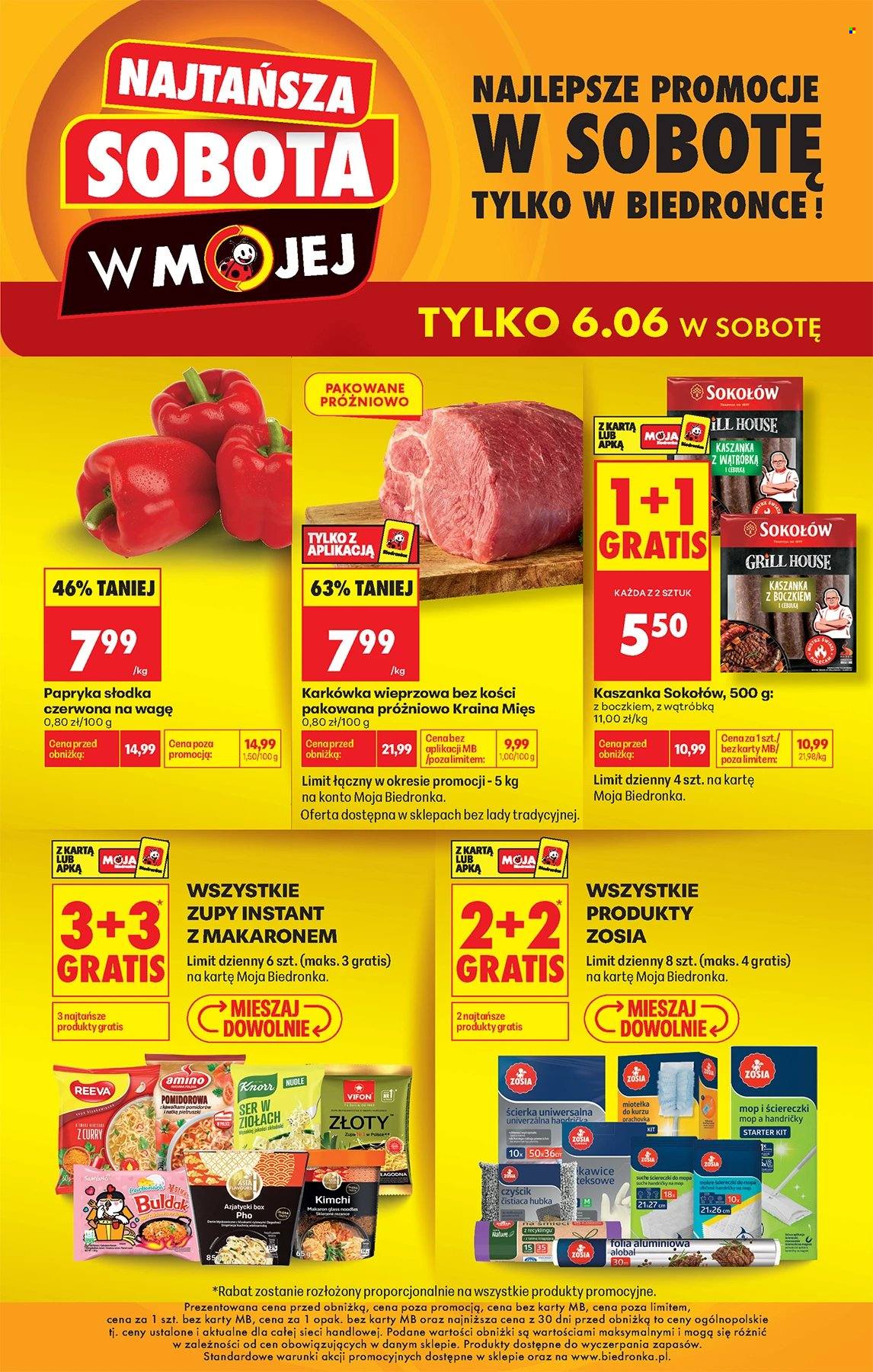 Gazetka Biedronka - 6.06.2026 - 6.06.2026. Strona 1