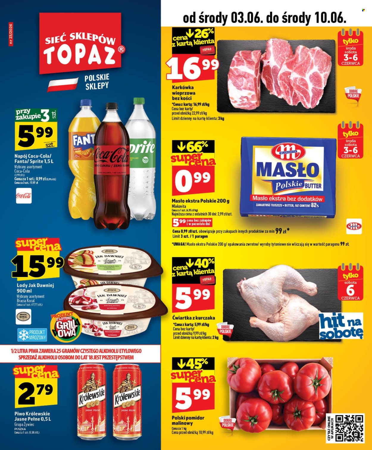Gazetka Topaz - 3.06.2026 - 10.06.2026. Strona 1