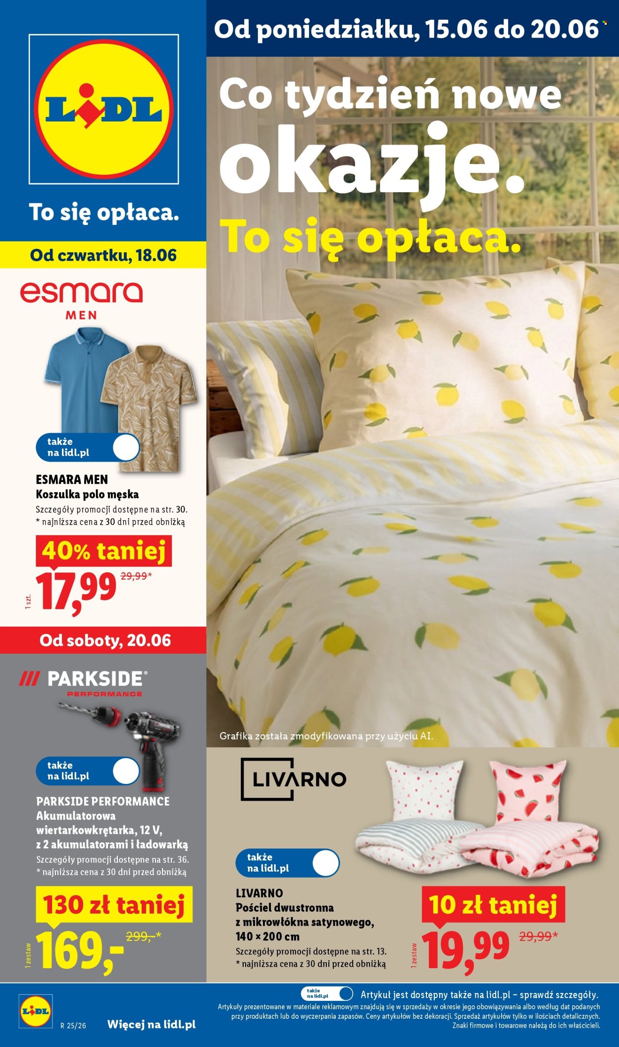 Gazetka Lidl - 15.06.2026 - 20.06.2026. Strona 1
