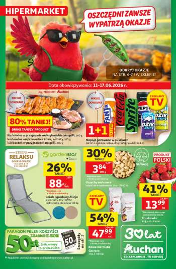 Gazetka Auchan - 11.06.2026 - 17.06.2026.