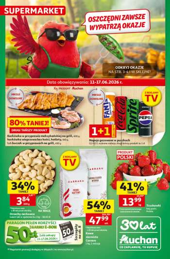 Gazetka Auchan - 11.06.2026 - 17.06.2026.
