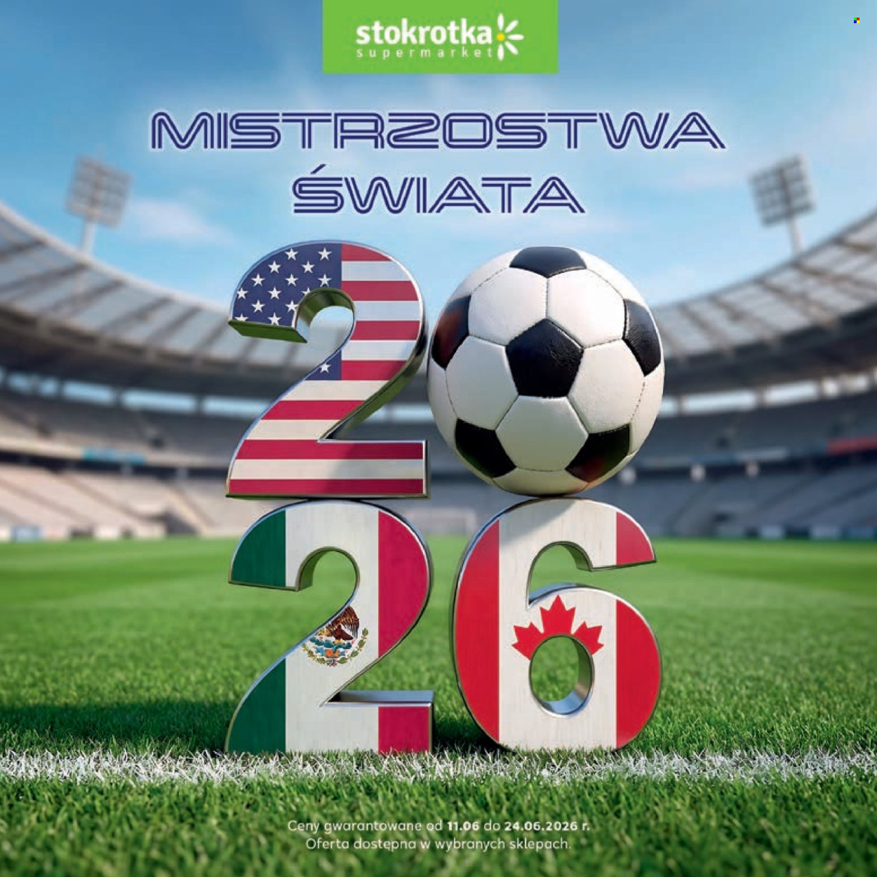 Gazetka Stokrotka Supermarket - 11.06.2026 - 24.06.2026. Strona 1