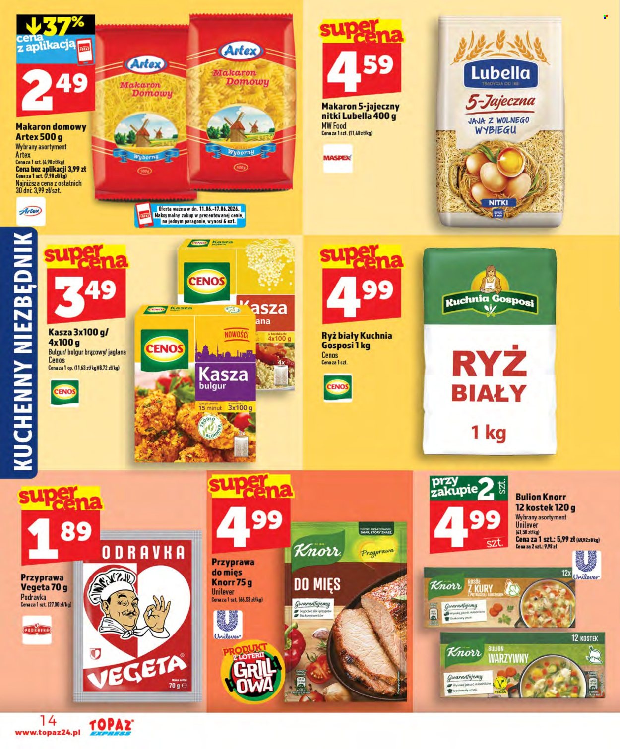 Gazetka Topaz - 11.06.2026 - 17.06.2026. Strona 14