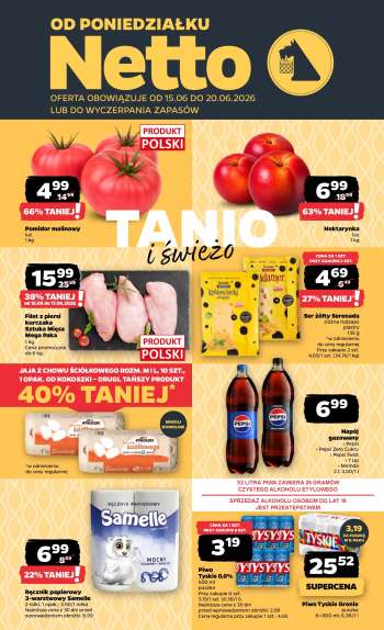 Gazetka Netto - 15.06.2026 - 20.06.2026.