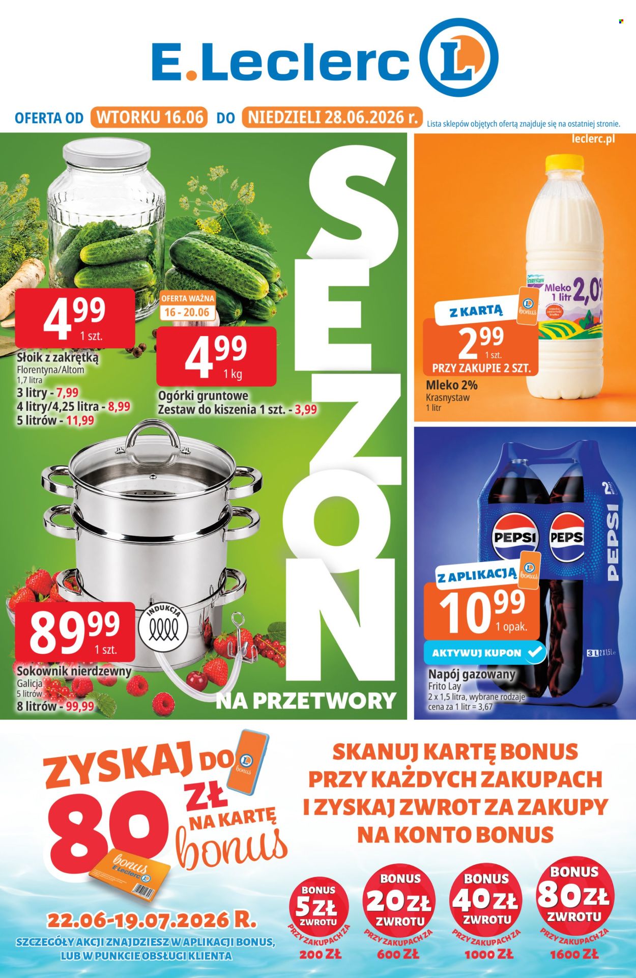 Gazetka E.Leclerc - 16.06.2026 - 28.06.2026. Strona 1