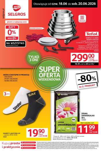 Gazetka Selgros - 18.06.2026 - 20.06.2026.