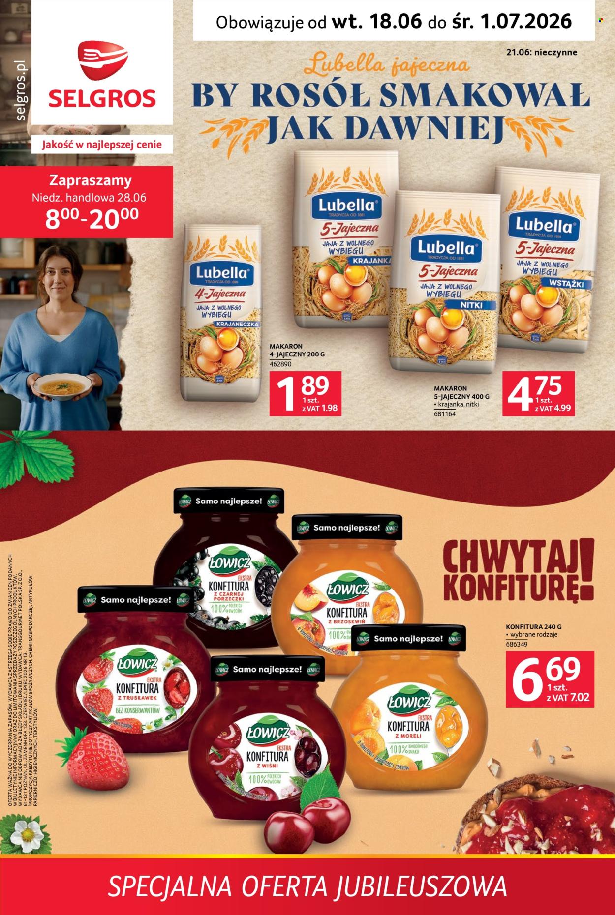 Gazetka Selgros - 18.06.2026 - 1.07.2026. Strona 1