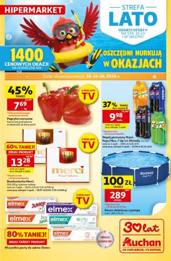 Gazetka Auchan - 18.06.2026 - 24.06.2026.