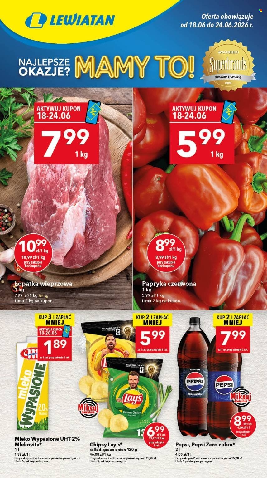 Gazetka Lewiatan - 18.06.2026 - 24.06.2026. Strona 1