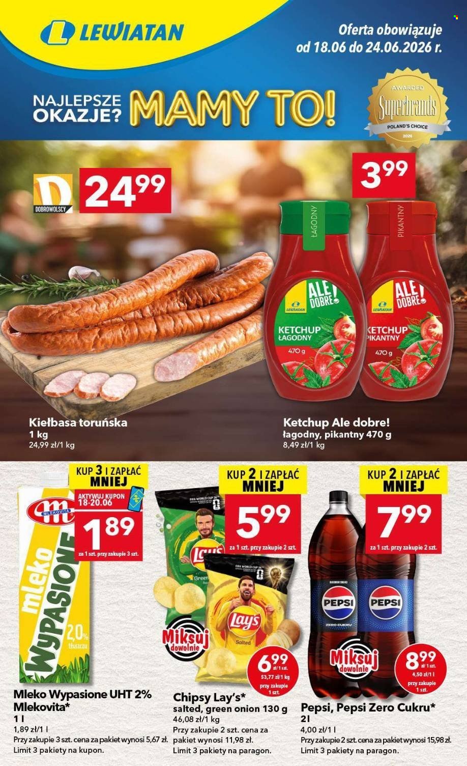 Gazetka Lewiatan - 18.06.2026 - 24.06.2026. Strona 1
