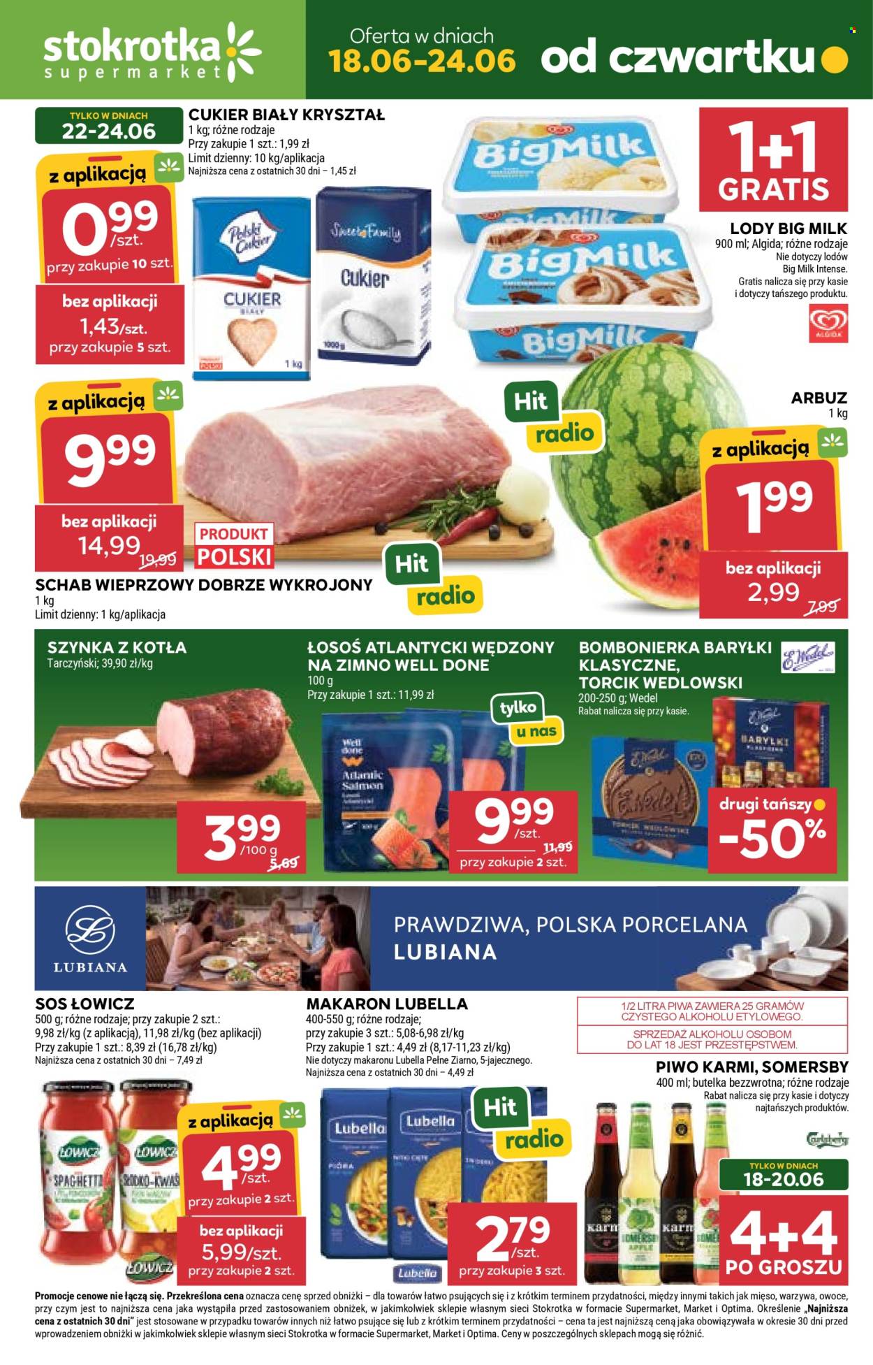 Gazetka Stokrotka Supermarket - 18.06.2026 - 24.06.2026. Strona 1