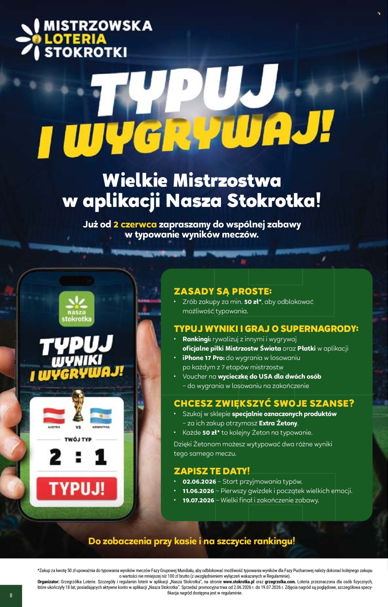 Gazetka Stokrotka Supermarket - 18.06.2026 - 24.06.2026. Strona 8